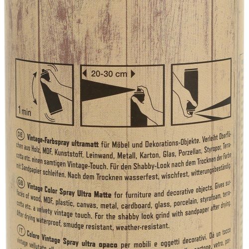 Floristik24 Spalvotas purškiamas vintage cappuccino 400ml