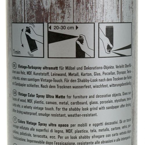 daiktų Spalvotas purškiamas vintažinis sidabras 400ml