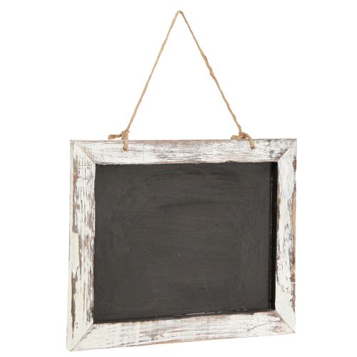 daiktų Vintažinė pakabinama lenta juoda balta 30×25cm 2vnt