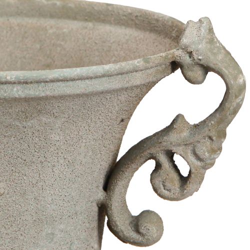 daiktų Senovinis trofėjus pilkas metalinis trofėjus su rankena H22,5cm