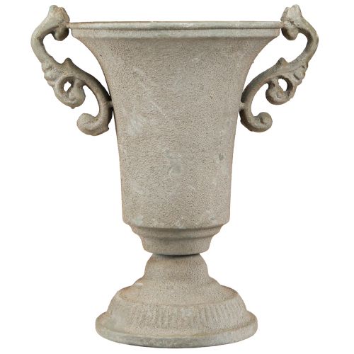 daiktų Senovinis trofėjus pilkas metalinis trofėjus su rankena H22,5cm