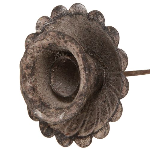 Floristik24 Vintažinis smailus žvakių laikiklis, skirtas įkišti Ø8,5cm H11,5cm 4vnt.