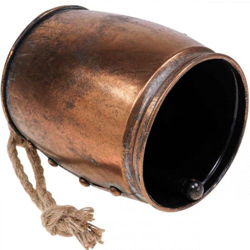 daiktų Deco kabykla deko varpelio metalo vario vintage Ø13,5cm 49cm