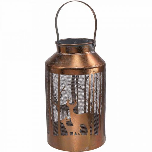 Floristik24 Senovinis žibintas elnių miško sodo žibintas Ø19cm H33cm