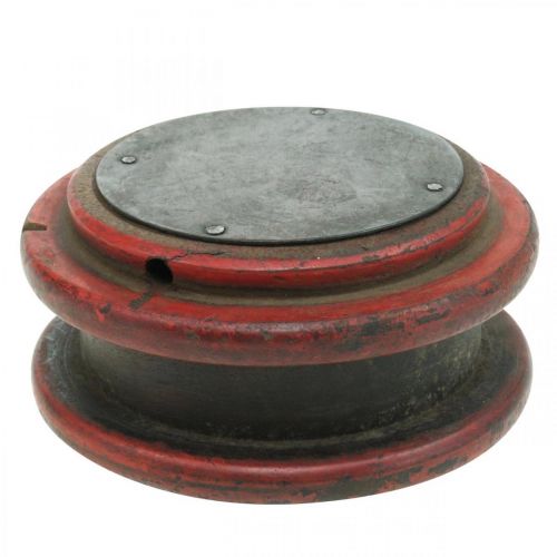 Floristik24 Deco reversinis volelis, žvakidė, stalo apdaila, pramoninis dizainas, vintažinė išvaizda Ø12cm