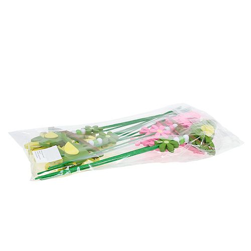 Floristik24 Paukščio spalvos asilas. ant koto 12cm L30cm 15vnt