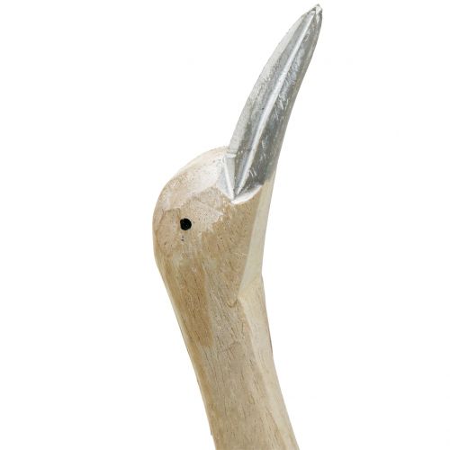 Floristik24 Medinė paukščio skulptūra H40cm