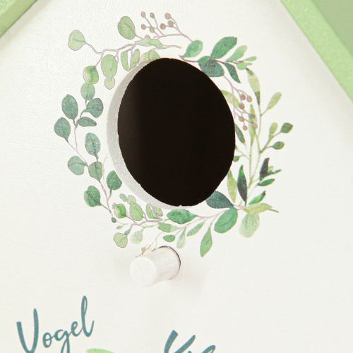 daiktų Paukščių namelis stilingiems kambariams su gėlių raštu ir nostalgišku žavesiu 21 cm