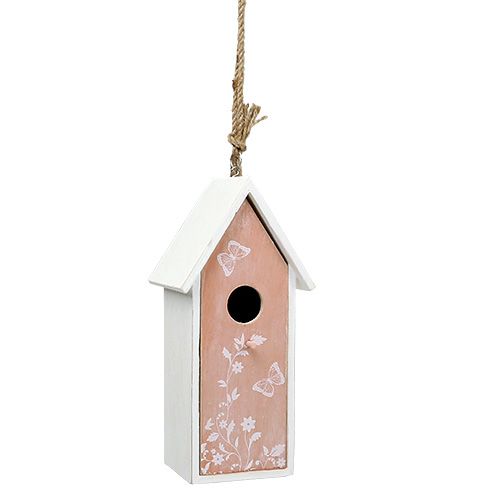 Floristik24 Birdhouse Orange, skirtas pakabinti 25cm x 9cm