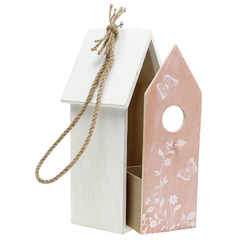 Floristik24 Birdhouse Orange, skirtas pakabinti 25cm x 9cm