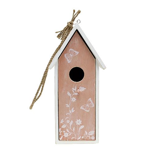 Floristik24 Birdhouse Orange, skirtas pakabinti 25cm x 9cm