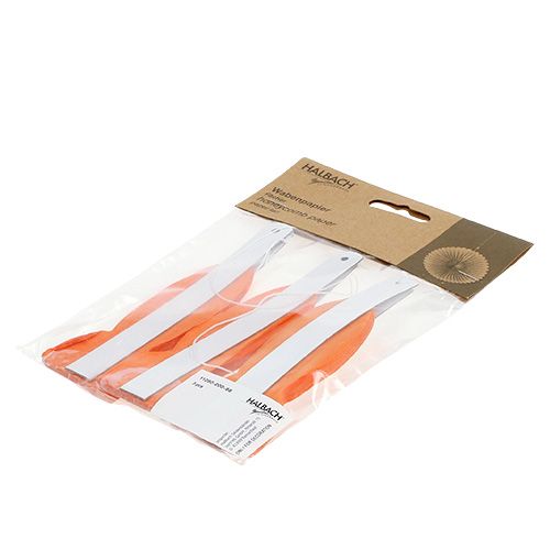 Floristik24 Korinio popieriaus gėlė oranžinė Ø20cm 3vnt