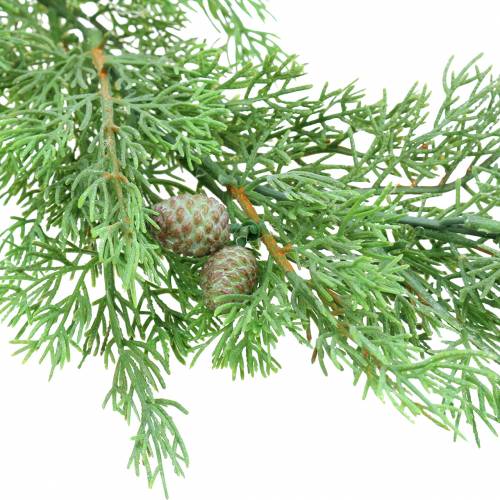 Floristik24 Deco šakelė liepa su kūgiais žalia 110cm