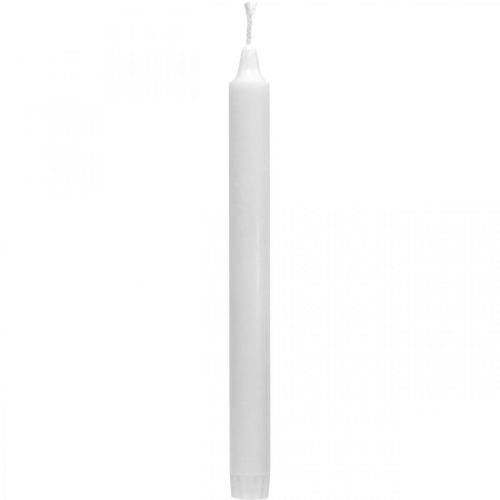 daiktų PURE vaško žvakės lazdelės žvakės baltos 250/23mm natūralus vaškas 4 vnt.