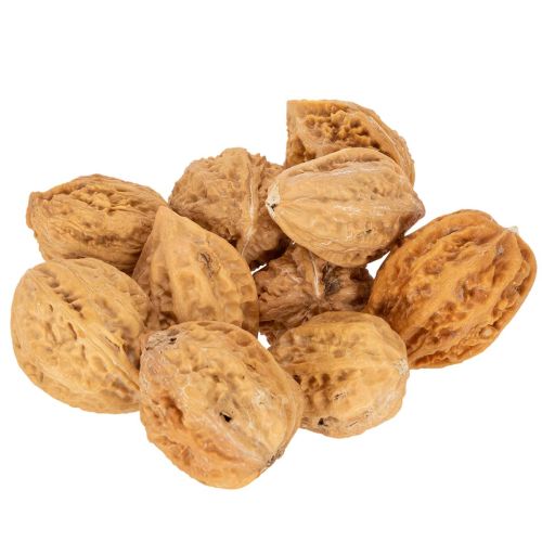 Graikiniai riešutai – natūralus produktas stalo dekoravimui ir „pasidaryk pats“ projektams. Natūralūs graikiniai riešutai, 4–5 cm, 300 g. pirkti | Floristik24.lt