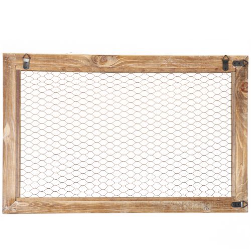 daiktų Sienų apdaila Mediena Metalas Rustic Decoration Ruda 40x60cm