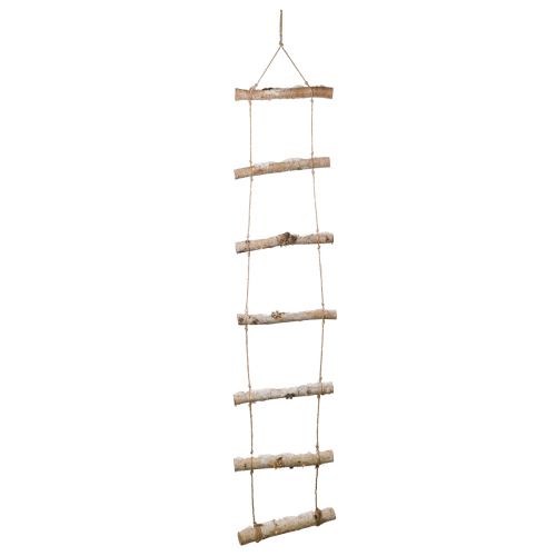 daiktų Kalėdinė sienų dekoracija su mikro LED lemputėmis, mažomis medinėmis snaigėmis ir apsnigtomis šakomis H150cm