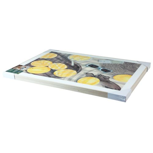daiktų Sienų dekoravimo vasaros dekoracijos paveikslas su citrininiu limonadu 40×60cm