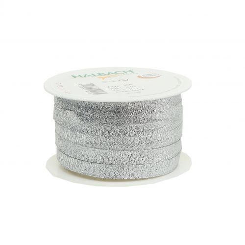 daiktų Kalėdinė juostelė lurex sidabrinė 10mm 50m