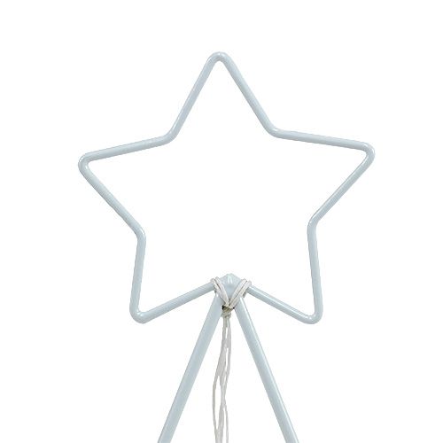 Floristik24 Eglutė metalinė balta H53,5cm