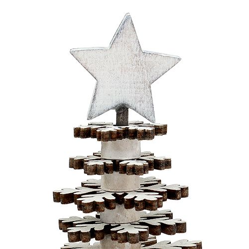 Floristik24 Eglutės snaigės baltos 25cm