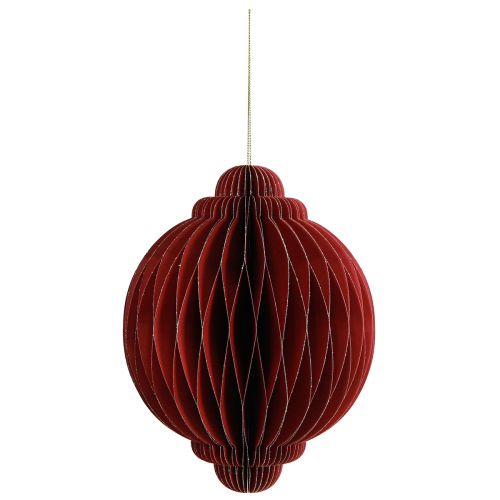 daiktų Kalėdinės dekoracijos popierius Kalėdų eglutės papuošalai Bordeaux H20cm