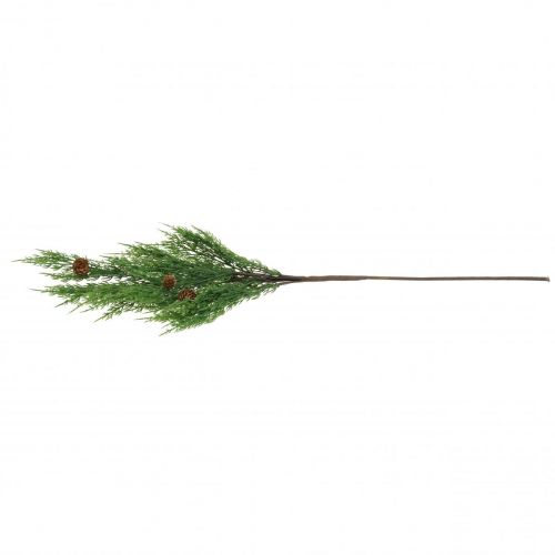 Floristik24 Kipariso šakelės dirbtinė kalėdinė šakelė su kūgiais 78cm