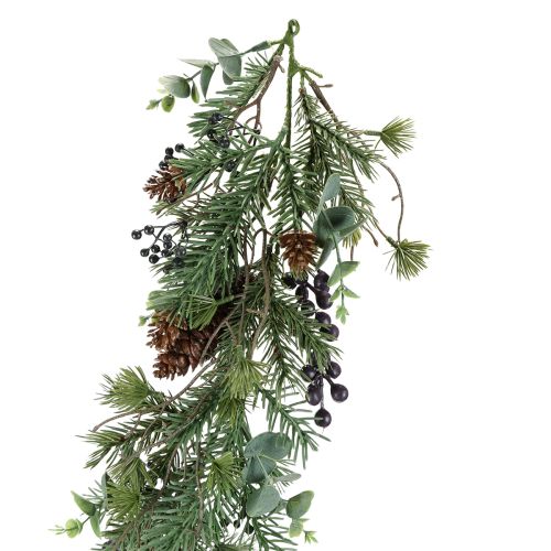 daiktų Kalėdinė girlianda violetinė uogų girlianda dirbtinė 180 cm