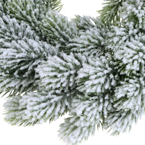 Floristik24 Kalėdinis vainikas eglės šakos Eglės vainikas dirbtinai apsnigtas Ø28cm