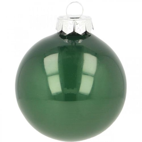 daiktų Kalėdiniai rutuliai stikliniai kalėdiniai rutuliai žali matiniai Ø6cm 24 vnt