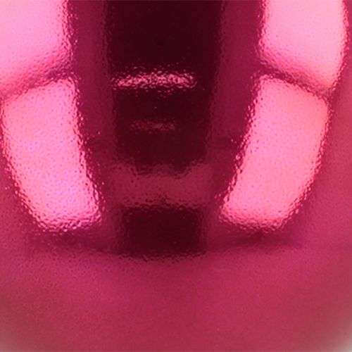 Floristik24 Kalėdinis plastikinis kalėdinis rutulys, didelis, rožinis, Ø14 cm