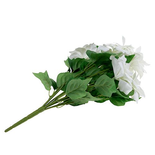 daiktų Puansetijos puokštė balta L45cm