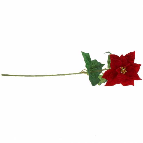 Floristik24 Puansetijos dirbtinė gėlė raudona 67cm