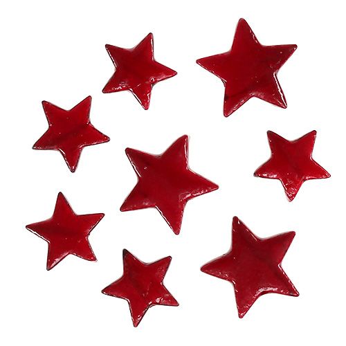 Puansetijos mišrainė 4-5cm raudona blizganti 72 vnt