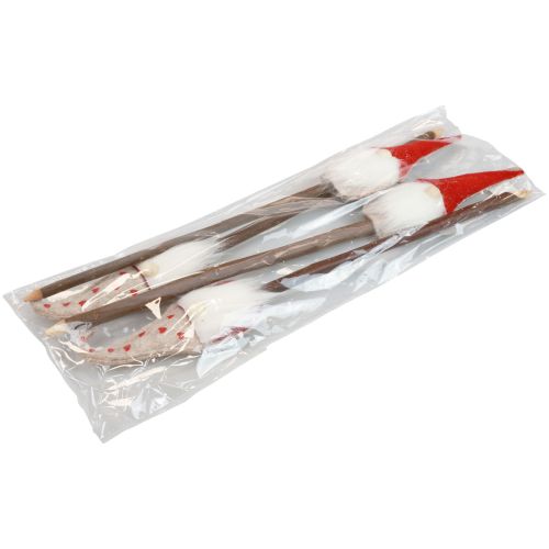 Floristik24 Kalėdinis nykštukas sodo kuolas gnomas 48,5/50cm 4 vnt