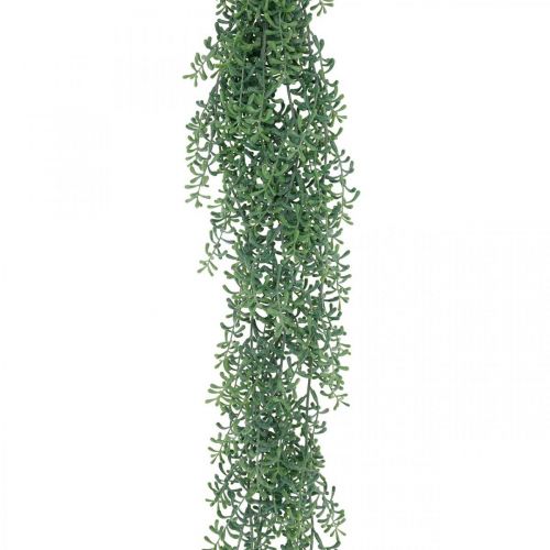 Žalias augalas kabantis dirbtinis kabantis augalas su pumpurais žalias, baltas 100cm