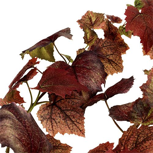 Floristik24 Vine Girland Tamsiai Raudona 190cm