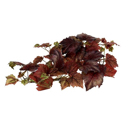 Floristik24 Vine Girland Tamsiai Raudona 190cm