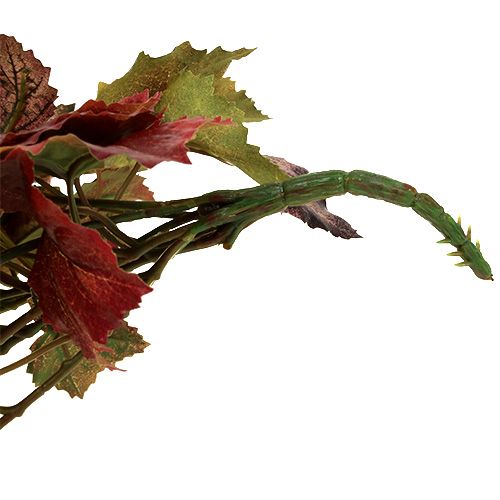 Floristik24 Vynuogių lapų kabykla žalia, bordo 67cm