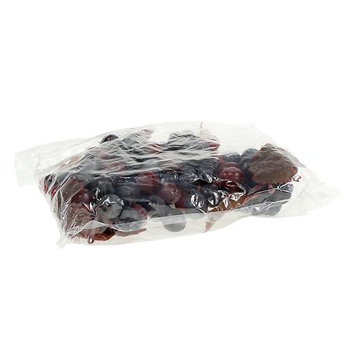 Floristik24 Vynuogių kekė tamsiai raudona 15cm 4vnt