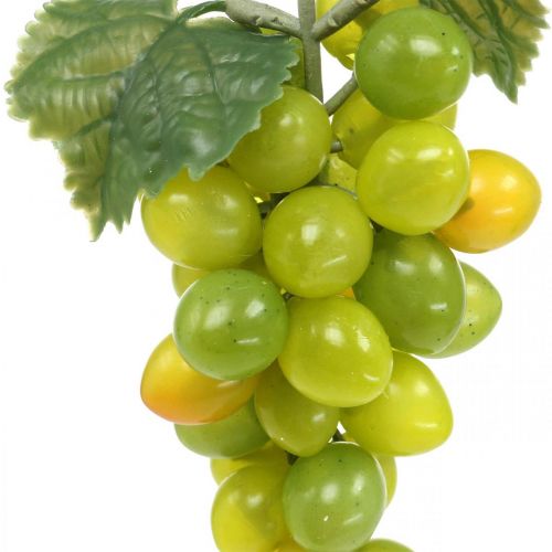 Deco vynuogių žalia rudens puošmena dirbtiniai vaisiai 15cm