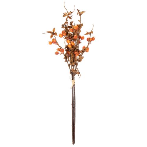 Dirbtinė gudobelės šakelė, rudens dekoracija, 75 cm | Floristik24.lt
