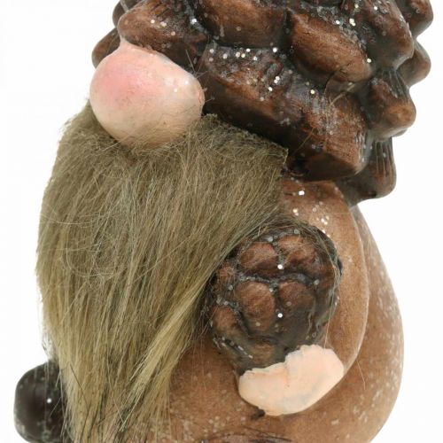 Floristik24 Dekoratyviniai gnome keraminiai kūgiai ir gilės Asorti H10,5 / 12cm 4vnt