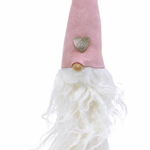 daiktų Gnome galvutė pakabinimui 45cm rožinė/pilka 2 vnt