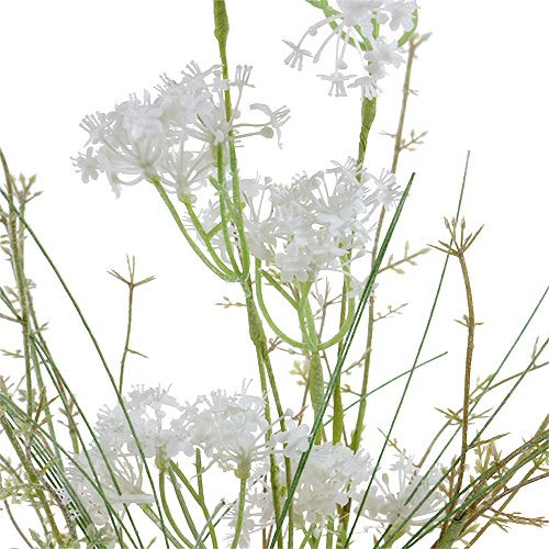 Floristik24 Sodo gėlės baltos L50cm 3vnt
