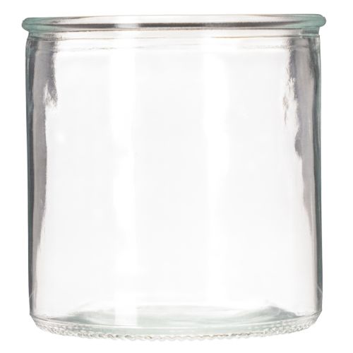 Stiklinė cilindrinė vaza, skaidri, universali, 10 cm, 3 dalys | Floristik24.lt