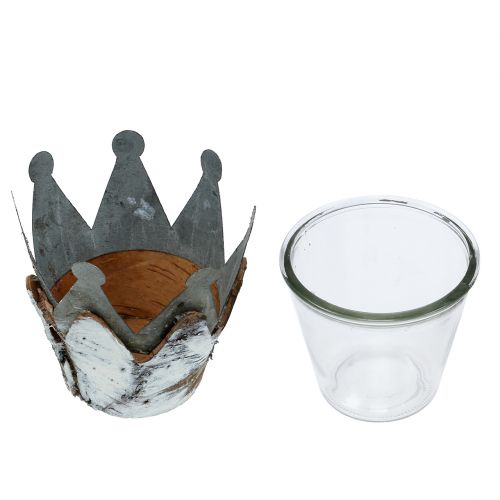 Floristik24 Žibinto vainikas su beržu Ø11cm H11,5cm 1vnt