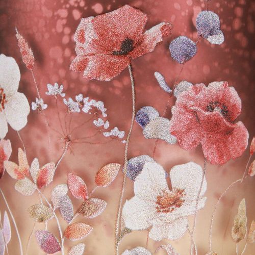 daiktų Elegantiška žvakidė su gėlių motyvais atmosferiniam kambario dizainui, 8 cm, 4 vnt.