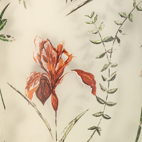 daiktų Stiklinė arbatinė žvakutė, gėlių raštas jaukioms akimirkoms namuose, 18 cm