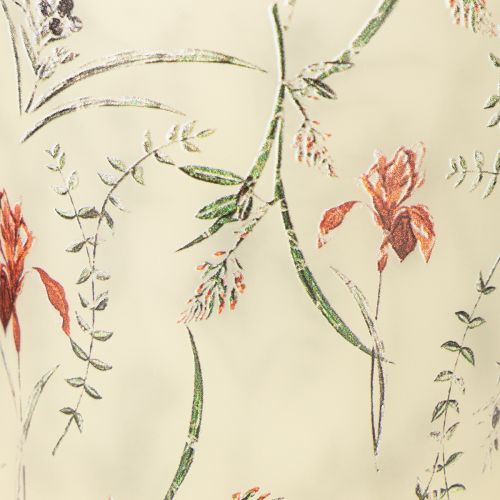 daiktų Dekoratyvinis stiklinis žibintas su gėlių motyvu atmosferiniams namų akcentams, 8 cm, 4 vnt.